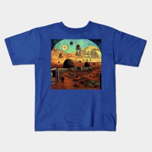 Starry Night in Mos Eisley Tatooine Kids T-Shirt